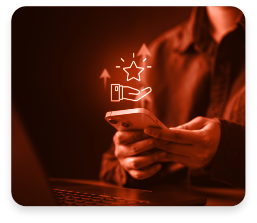 Digital member rewards and loyalty system for clubs shown on a mobile phone